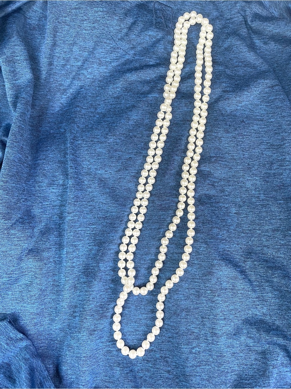 Classic White Pearl Long Necklace - Women Jewelry